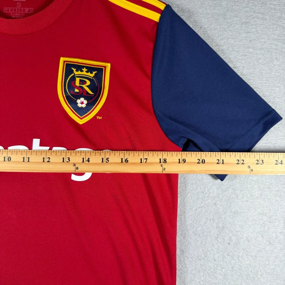 Adidas‎ Real Salt Lake MLS Soccer Jersey Mens Small Red Climalite CE6275 2017